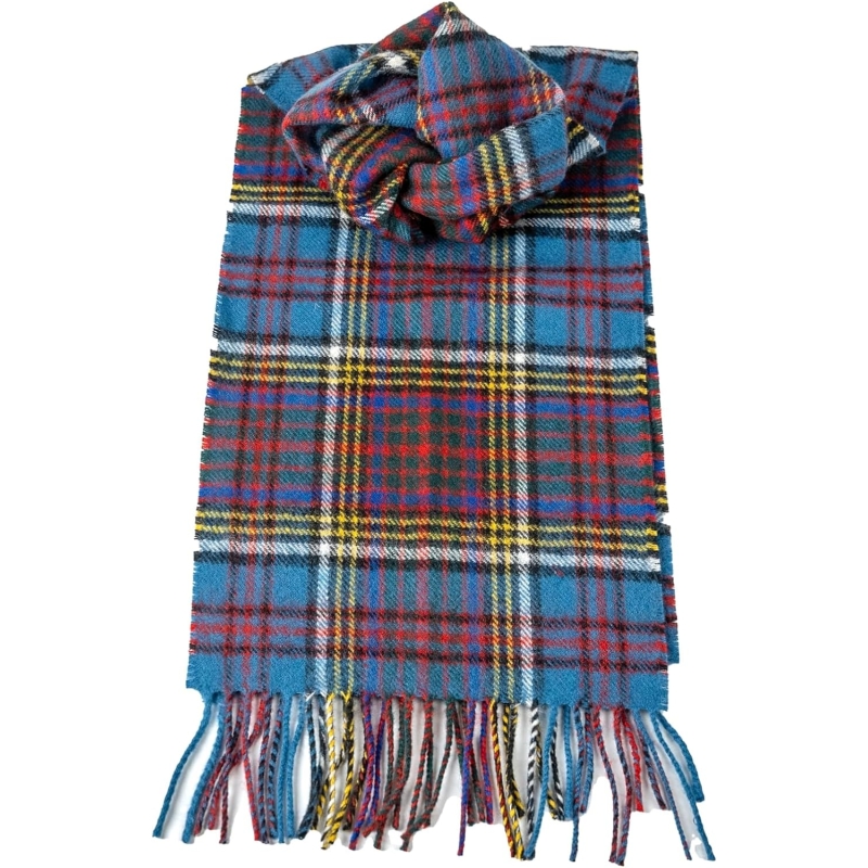 Briomhar Tartan Plaid Scottish Scarf - 100% Lambswool Made in Scotland for Men or Women - Image 2